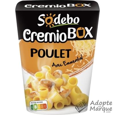 Sodebo Pasta Box Simplissimo - Poulet à la Crème La box de 280G