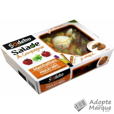 Sodebo Salade & Compagnie - Manhattan La barquette de 320G