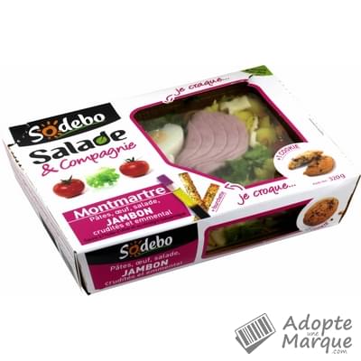 Sodebo Salade & Compagnie - Montmartre La barquette de 320G