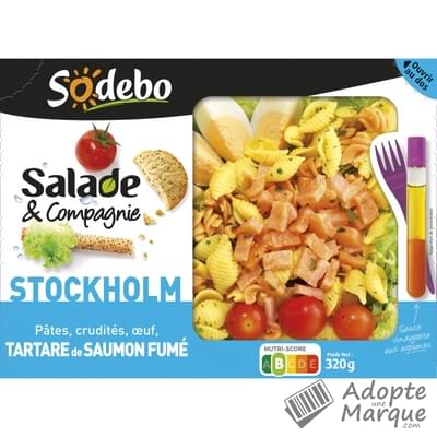 Sodebo Salade & Compagnie - Stockholm La barquette de 320G
