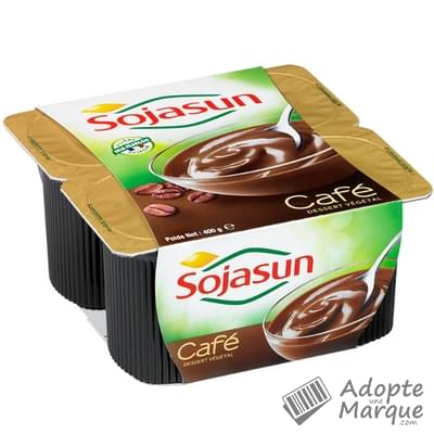 Sojasun Desserts au Soja - Café Les 4 pots de 100G