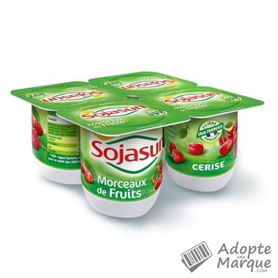 Sojasun Desserts au Soja - Cerise Les 4 pots de 100G