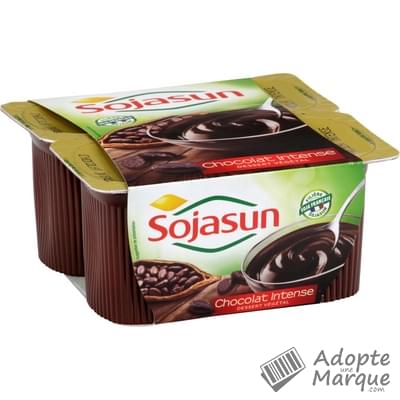 Sojasun Desserts au Soja - Chocolat Les 4 pots de 100G