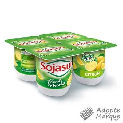 Sojasun Desserts au Soja - Citron Les 4 pots de 100G