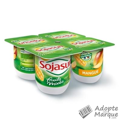 Sojasun Desserts au Soja - Mangue Les 4 pots de 100G
