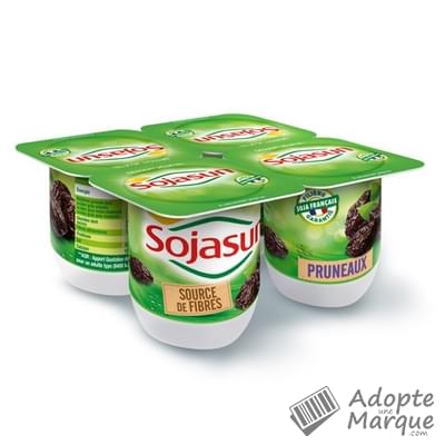 Sojasun Desserts au Soja - Pruneau Les 4 pots de 100G