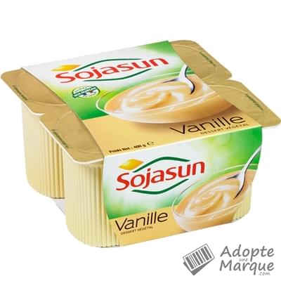 Sojasun Desserts au Soja - Vanille Les 4 pots de 100G