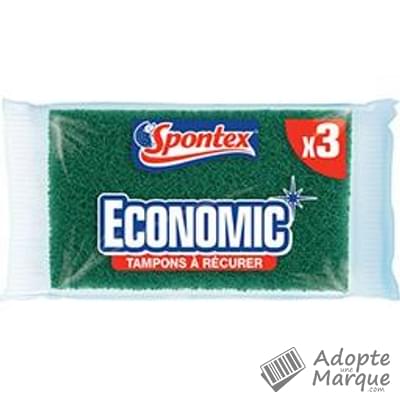 Spontex Tampon Economic Le lot de 3 tampons