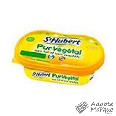 St Hubert Pur® Végétal Margarine 100% Végétale - 60%MG La barquette de 275G