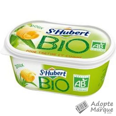 St Hubert St Hubert BIO® Margarine Tartine & Cuisson Doux - 58% MG La barquette de 500G