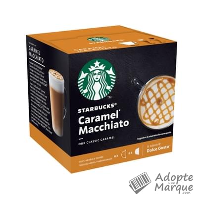 Starbucks Capsules de Café Dolce Gusto® Caramel Macchiato La boîte de 12 capsules (6 cafés)
