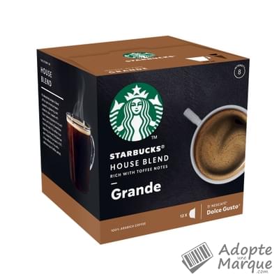 Starbucks Capsules de Café Dolce Gusto® Grande House Blend La boîte de 12 capsules