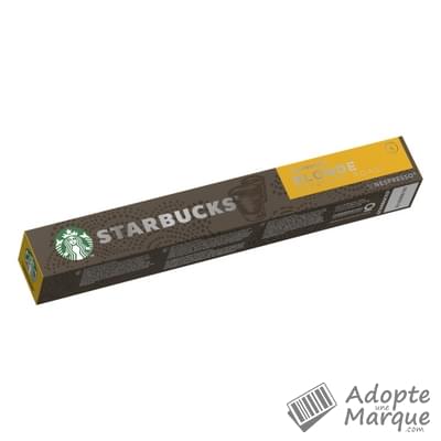 Starbucks Capsules de Café Nespresso® Espresso Blonde Roast La boîte de 10 capsules