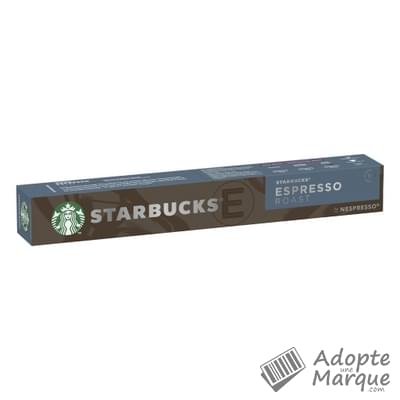 Starbucks Capsules de Café Nespresso® Espresso Roast La boîte de 10 capsules