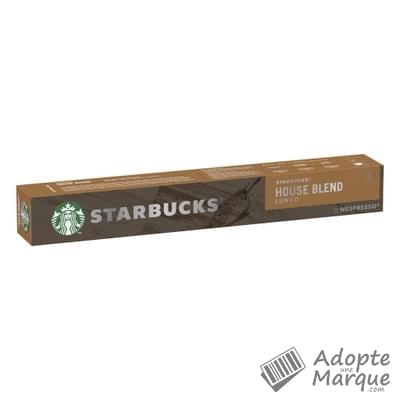 Starbucks Capsules de Café Nespresso® House Blend La boîte de 10 capsules
