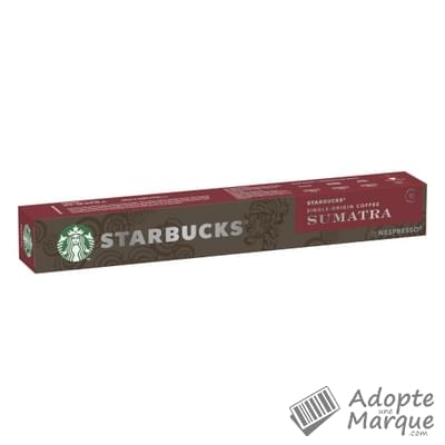 Starbucks Capsules de Café Nespresso® Sumatra La boîte de 10 capsules