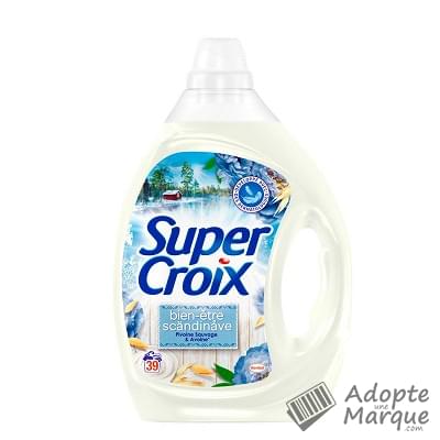 Super Croix Lessive Liquide Bien-être Scandinave - Pivoine Sauvage & Avoine "Le bidon de 1,95L (39 lavages)"