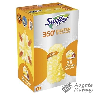Swiffer Duster - Kit Plumeau 360° & ses 5 recharges Le Kit & 5 recharges