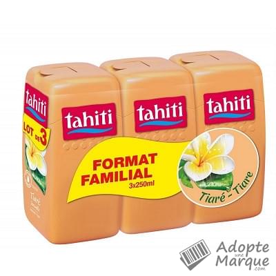Tahiti Gel Douche Tiaré Sensuelle Les 3 flacons de 250ML