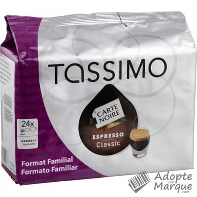 Tassimo Carte Noire - Dosettes de café moulu T-Discs Espresso Classic La boîte de 24 capsules - 156G