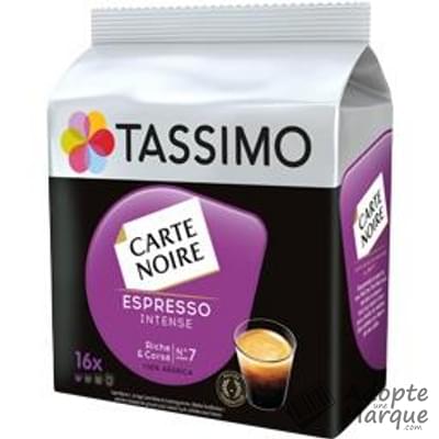 Tassimo Carte Noire - Dosettes de café moulu T-Discs Espresso Intense La boîte de 16 capsules - 118G