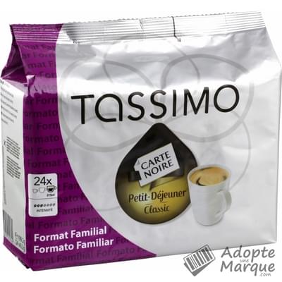 Tassimo Carte Noire - Dosettes de café moulu T-Discs Petit déjeuner Classic La boîte de 24 capsules - 199G
