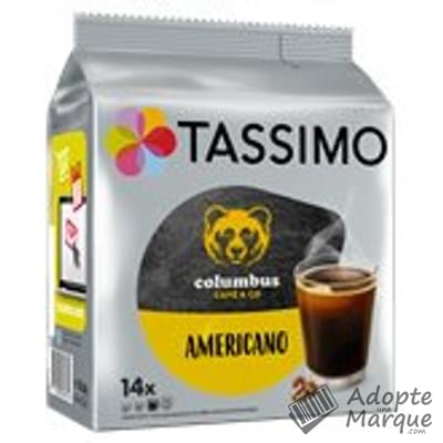 Tassimo Colombus - Dosettes Americano T-Discs Americano La boîte de 14 capsules - 116G