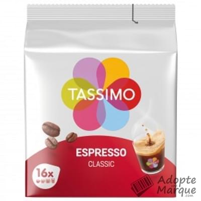 Tassimo Dosettes de Café Espresso Classique T-Discs  La boîte de 16 capsules - 96G
