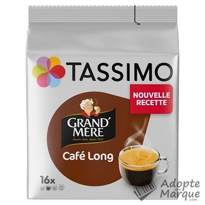 Tassimo Grand' Mère - Dosettes de café moulu T-Discs Café Long La boîte de 16 capsules - 107G