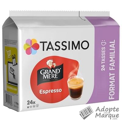Tassimo Grand' Mère - Dosettes de café moulu T-Discs Expresso La boîte de 24 capsules - 156G
