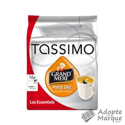 Tassimo Grand' Mère - Dosettes de café moulu T-Discs Petit Déj' La boîte de 16 capsules - 133G