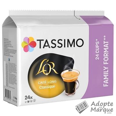 Tassimo L'Or - Dosettes de Café long classique T-Discs  La boîte de 24 capsules - 156G