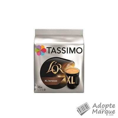 Tassimo L'Or - Dosettes de Café XL intense T-Discs  La boîte de 16 capsules - 136G