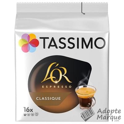 Tassimo L'Or - Dosettes Expresso Classique T-Discs La boîte de 16 capsules - 104G