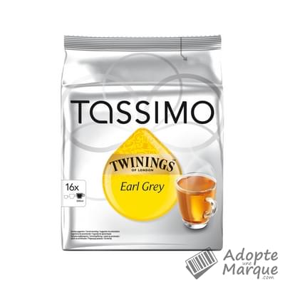 Tassimo Twinings - Dosettes de Thé T-Discs Earl Grey La boîte de 16 capsules - 40G