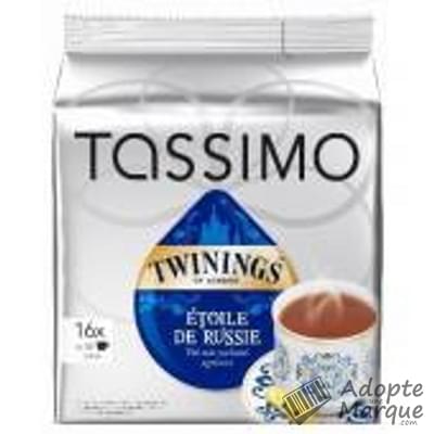 Tassimo Twinings - Dosettes de Thé T-Discs Etoile de Russie La boîte de 16 capsules - 37G