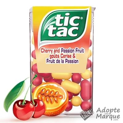 Tic Tac Pastilles à la Cerise & Fruit de la Passion L'étui de 54G