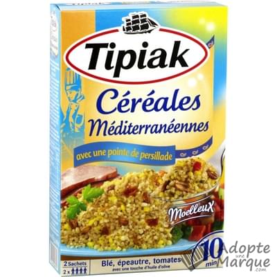 Tipiak Céréales Méditerranéennes (Blé, Seigle, Orge & Epeautre) La boîte de 400G
