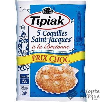Tipiak Coquilles Saint Jacques à la Bretonne Le sachet de 450G