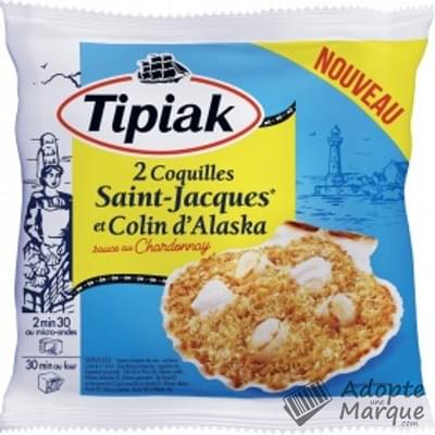 Tipiak Coquilles Saint Jacques & Colin d'Alaska Le sachet de 180G