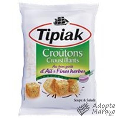 Tipiak Croûtons croustillants Ail & Fines Herbes Le sachet de 100G