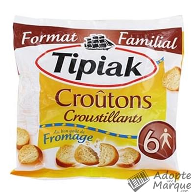 Tipiak Croûtons croustillants au Fromage Le sachet de 140G