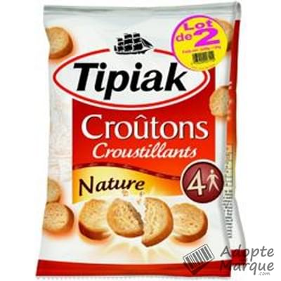 Tipiak Croûtons croustillants Nature Les 2 sachet de 90G