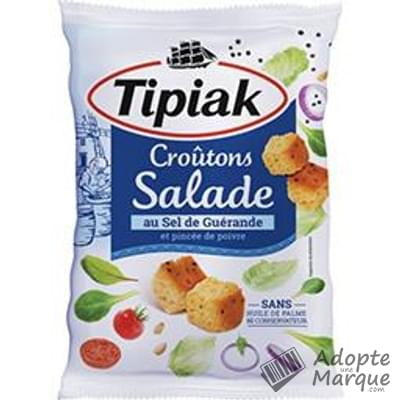 Tipiak Croûtons Salades Sel de Guérande Le sachet de 80G