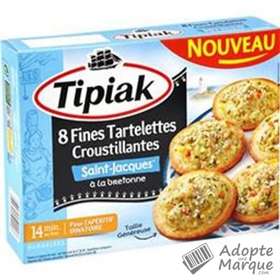 Tipiak Fines Tartelettes Croustillantes Saint-Jacques La boîte de 224G