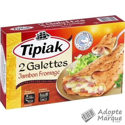 Tipiak Galettes Jambon Fromage La boîte de 250G