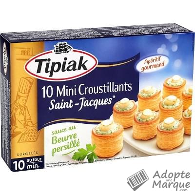 Tipiak Mini Croustillants Saint-Jacques La boîte de 120G