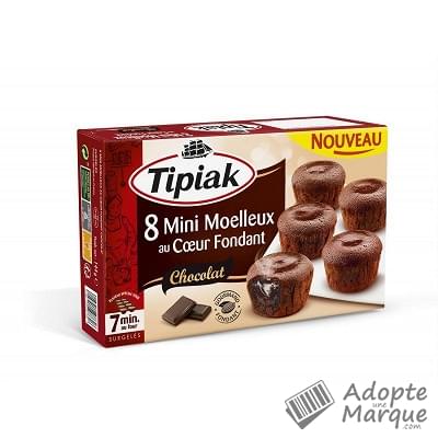 Tipiak Mini Moelleux au Coeur fondant Chocolat La boîte de 144G