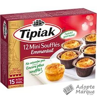 Tipiak Mini Soufflés Emmental La boîte de 150G