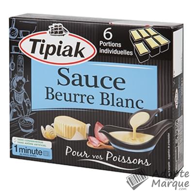 Tipiak Sauce Beurre Blanc La boîte de 6 portions - 300G